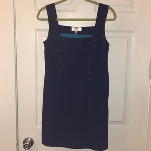 Anthropology Navy Blue Dress